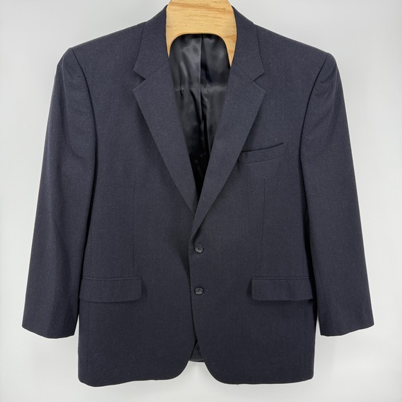 Jos. A. Bank Other - Jos A Bank Mens Blazer 48L Black Wool Cashmere Business Sport Coat *READ
